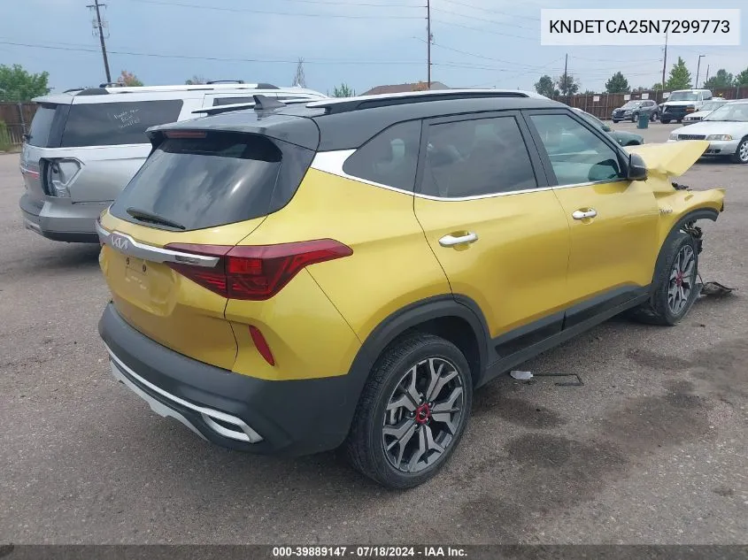 2022 Kia Seltos Sx Turbo VIN: KNDETCA25N7299773 Lot: 39889147