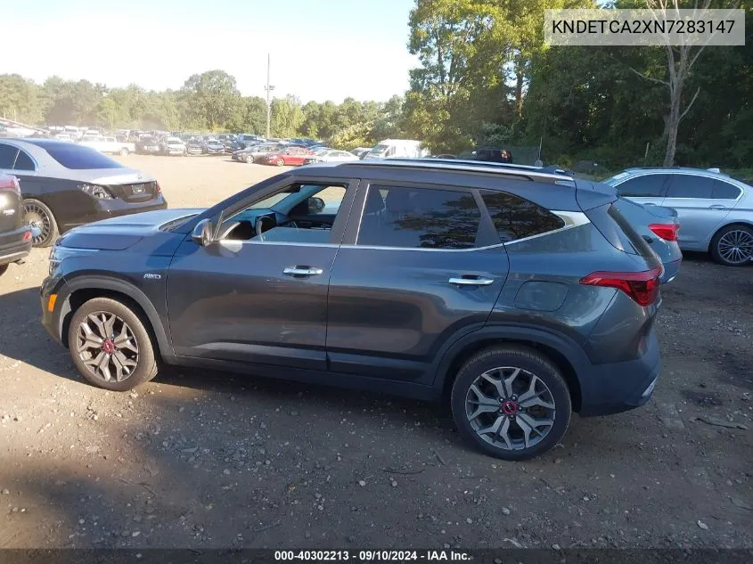 2022 Kia Seltos Sx VIN: KNDETCA2XN7283147 Lot: 40302213