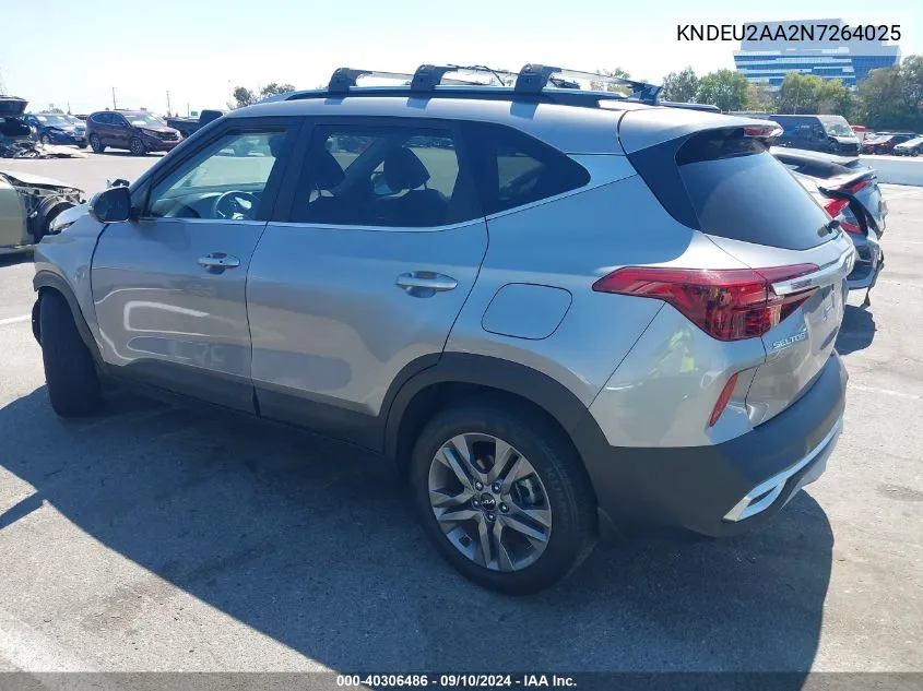 2022 Kia Seltos S VIN: KNDEU2AA2N7264025 Lot: 40306486