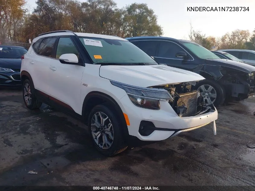 2022 Kia Seltos Ex VIN: KNDERCAA1N7238734 Lot: 40746748