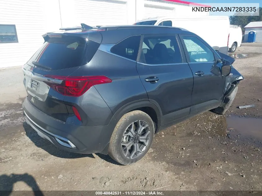 2022 Kia Seltos Ex VIN: KNDERCAA3N7283335 Lot: 40842531