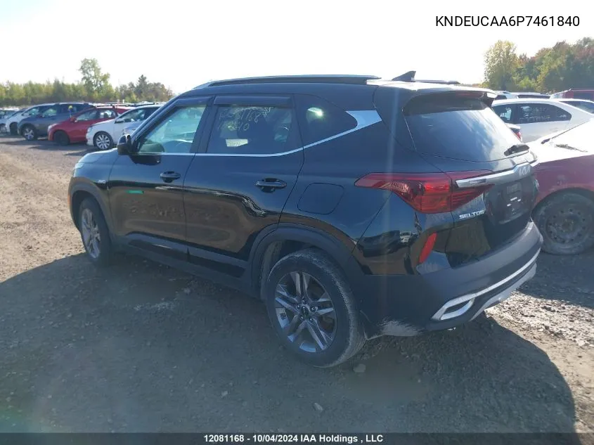 2023 Kia Seltos S VIN: KNDEUCAA6P7461840 Lot: 12081168