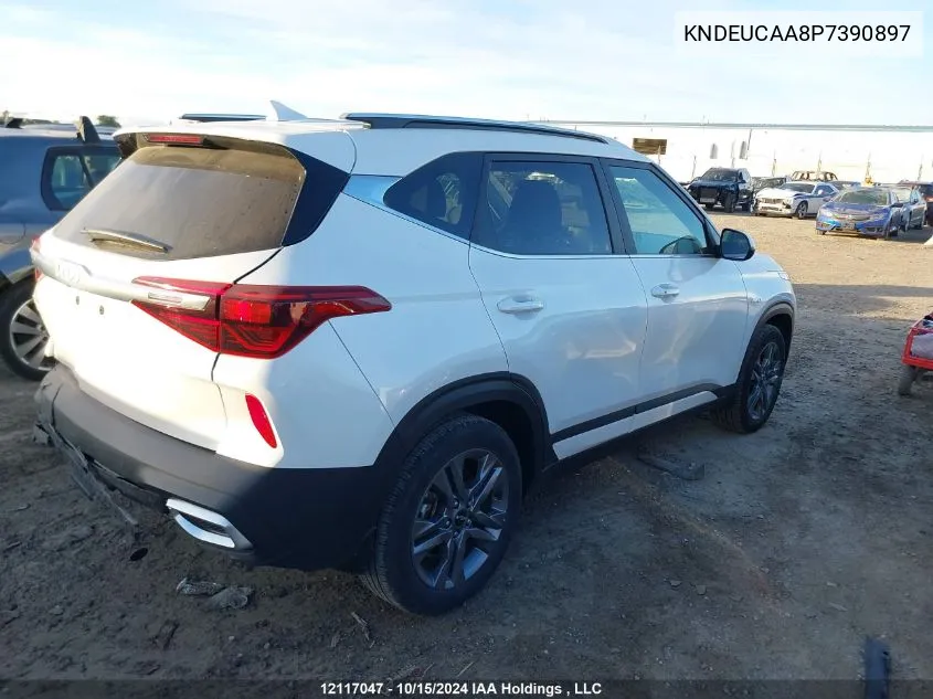 2023 Kia Seltos VIN: KNDEUCAA8P7390897 Lot: 12117047