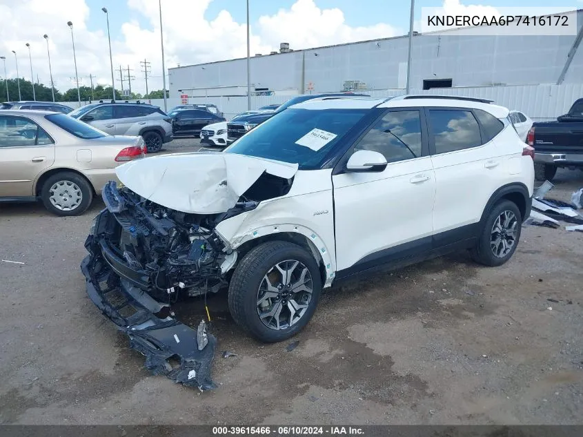 2023 Kia Seltos Ex VIN: KNDERCAA6P7416172 Lot: 39615466