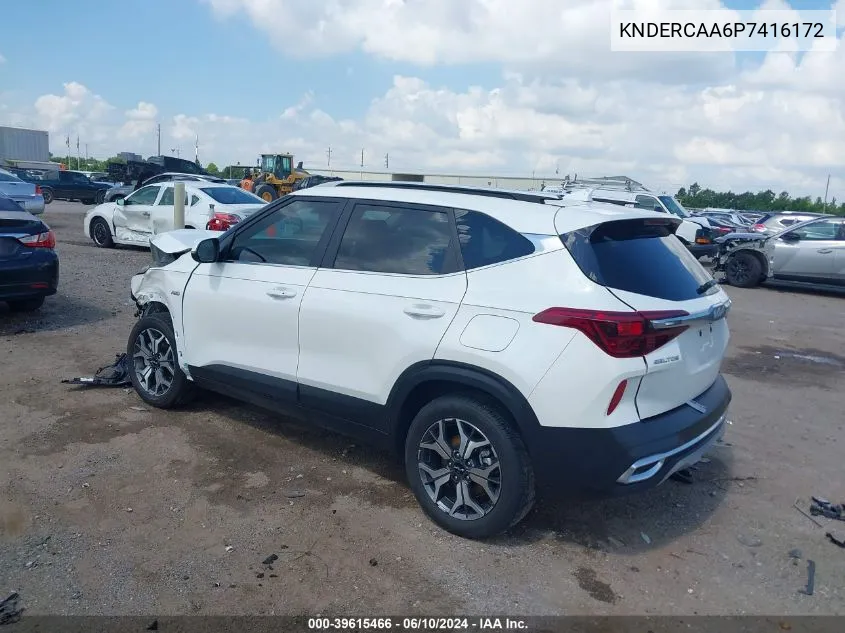 2023 Kia Seltos Ex VIN: KNDERCAA6P7416172 Lot: 39615466