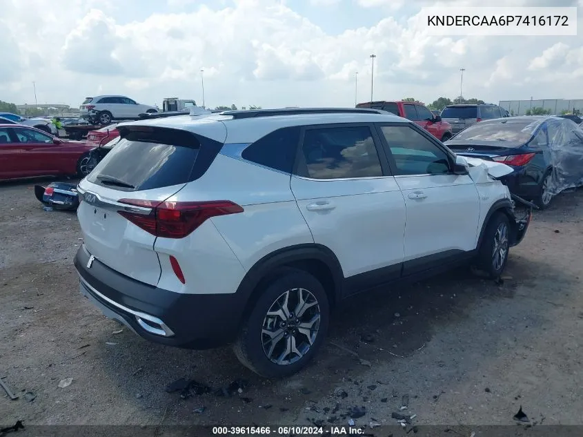 2023 Kia Seltos Ex VIN: KNDERCAA6P7416172 Lot: 39615466