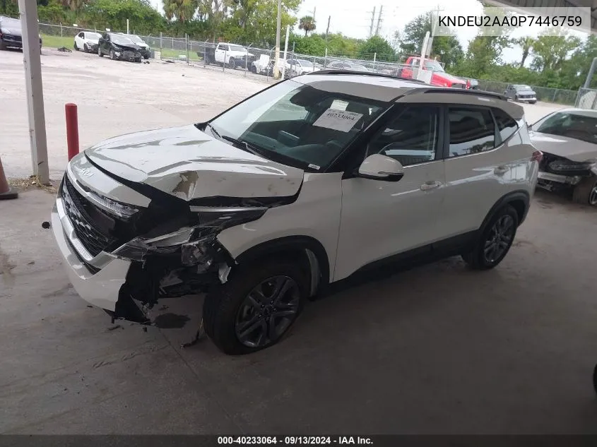 2023 Kia Seltos S VIN: KNDEU2AA0P7446759 Lot: 40233064