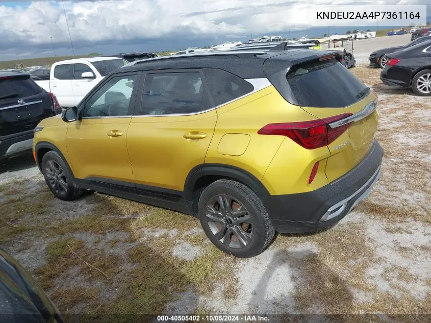 2023 Kia Seltos S VIN: KNDEU2AA4P7361164 Lot: 40505402