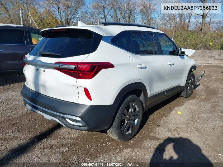 2023 Kia Seltos S VIN: KNDEU2AA8P7356033 Lot: 40748448