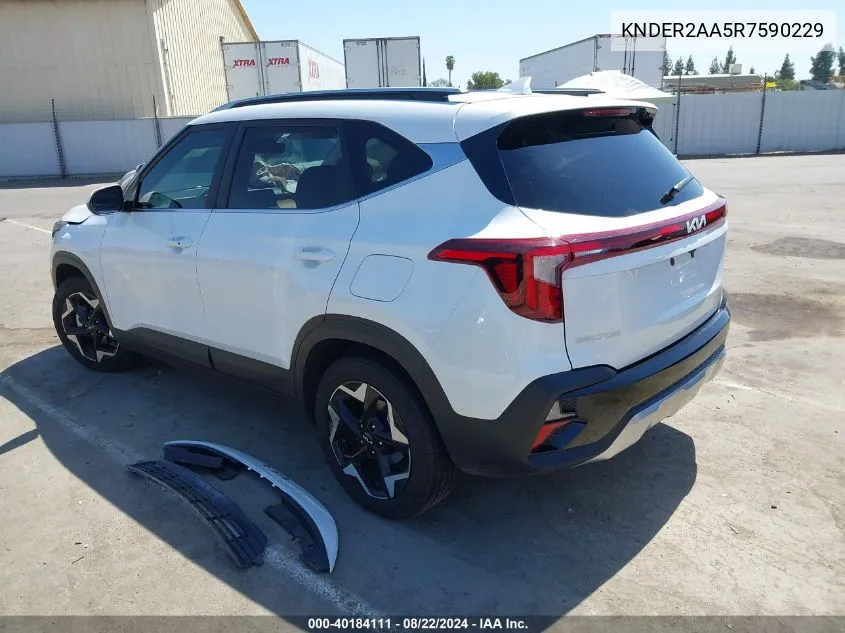 2024 Kia Seltos Ex VIN: KNDER2AA5R7590229 Lot: 40184111