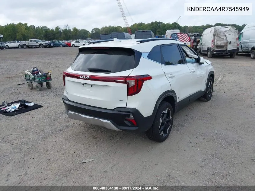 2024 Kia Seltos Ex VIN: KNDERCAA4R7545949 Lot: 40354130