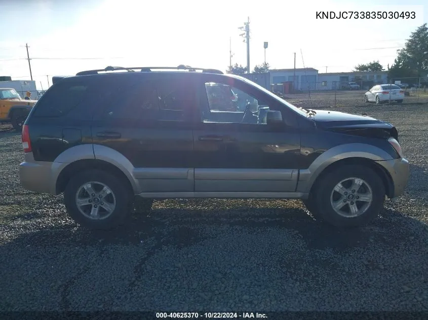 2003 Kia Sorento Ex/Lx VIN: KNDJC733835030493 Lot: 40625370