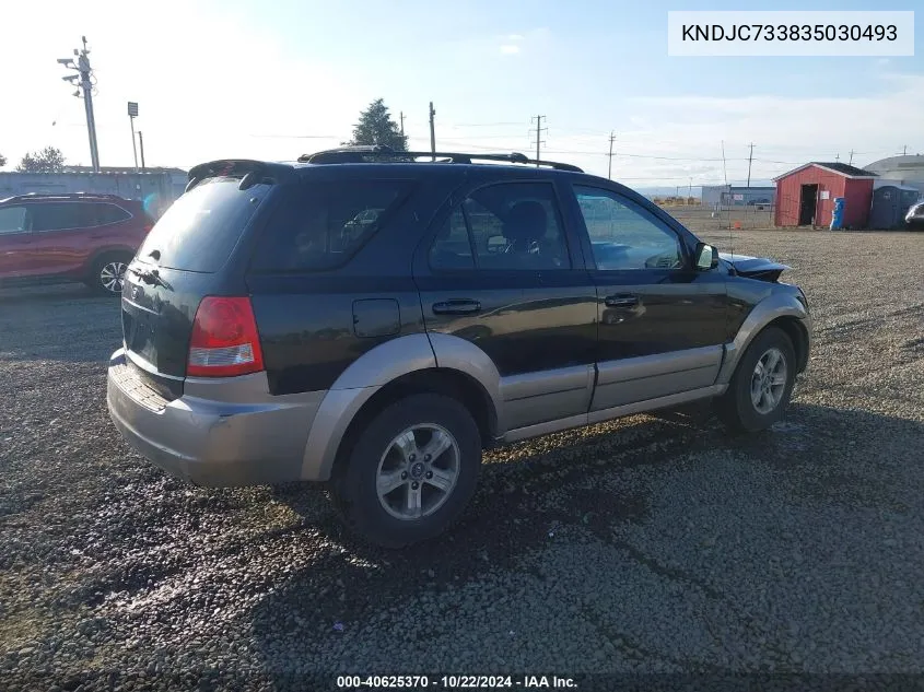 2003 Kia Sorento Ex/Lx VIN: KNDJC733835030493 Lot: 40625370