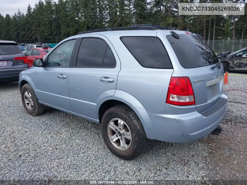 KNDJC733045269036 2004 Kia Sorento Ex/Lx