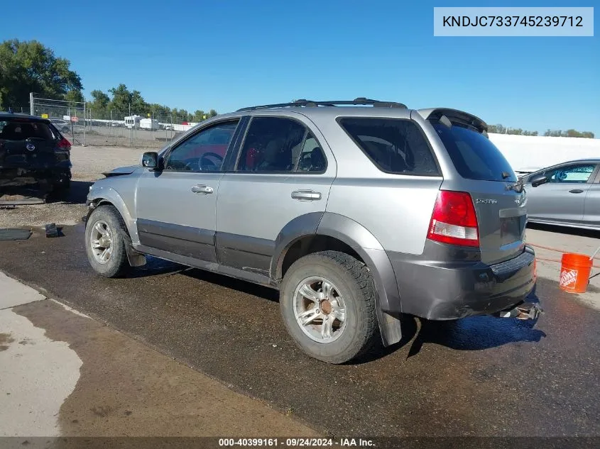 KNDJC733745239712 2004 Kia Sorento Ex/Lx