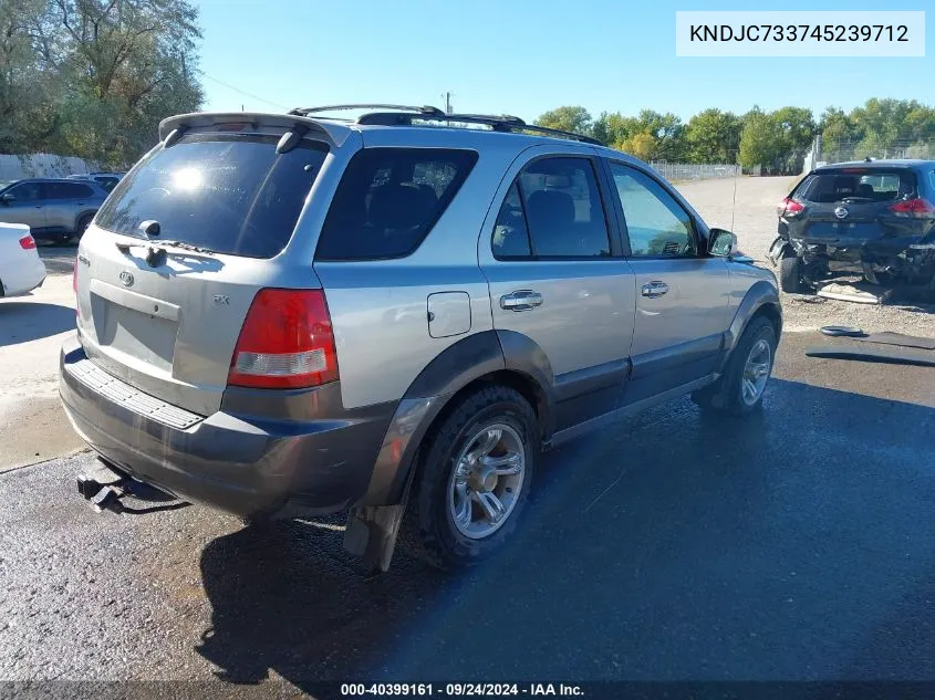 KNDJC733745239712 2004 Kia Sorento Ex/Lx