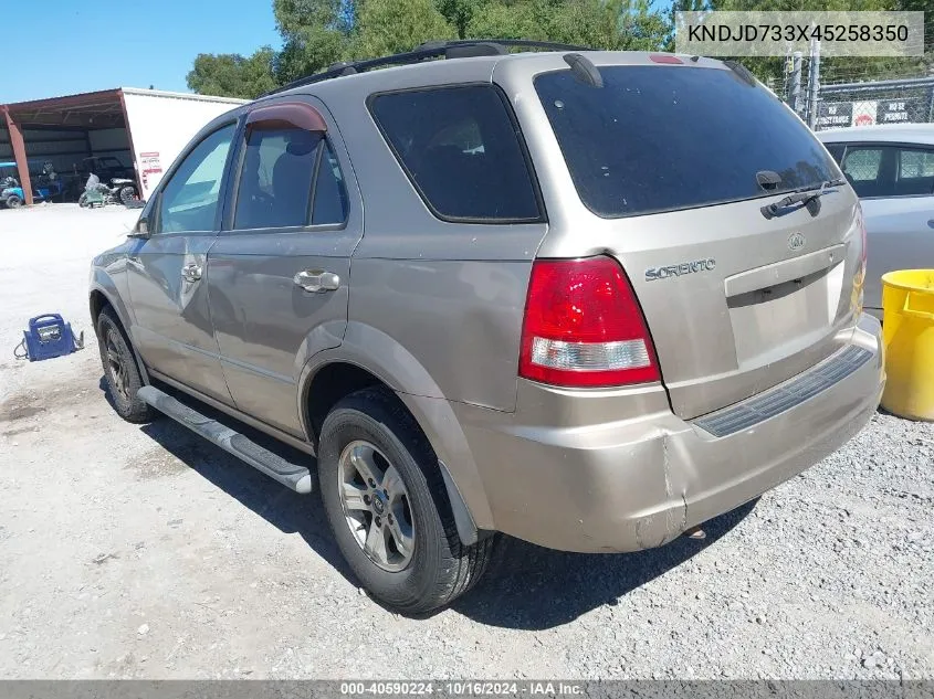 KNDJD733X45258350 2004 Kia Sorento Ex/Lx