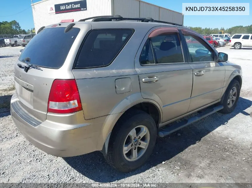 KNDJD733X45258350 2004 Kia Sorento Ex/Lx