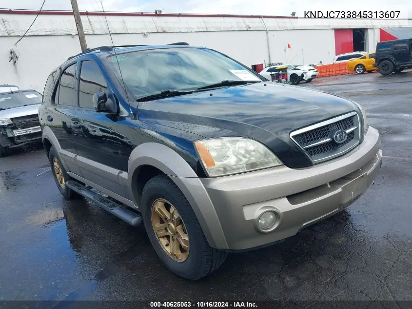 2004 Kia Sorento Ex/Lx VIN: KNDJC733845313607 Lot: 40625053