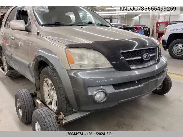 2005 Kia Sorento Ex/Lx VIN: KNDJC733655499259 Lot: 30044974