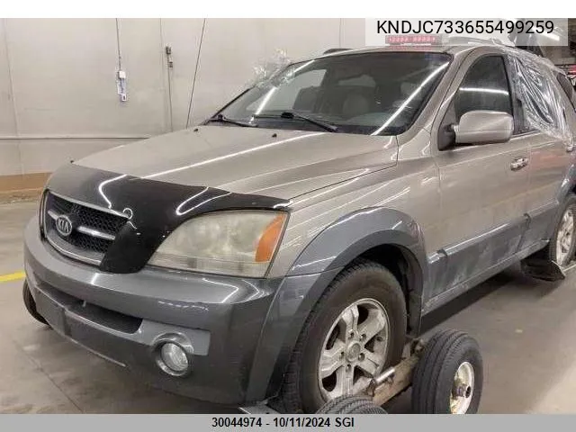 2005 Kia Sorento Ex/Lx VIN: KNDJC733655499259 Lot: 30044974