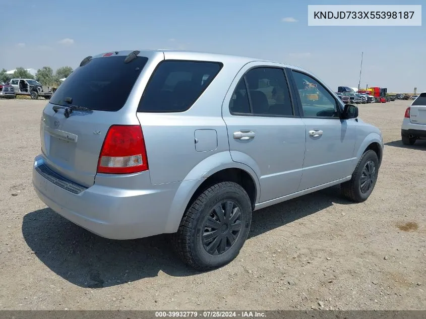 KNDJD733X55398187 2005 Kia Sorento Ex/Lx