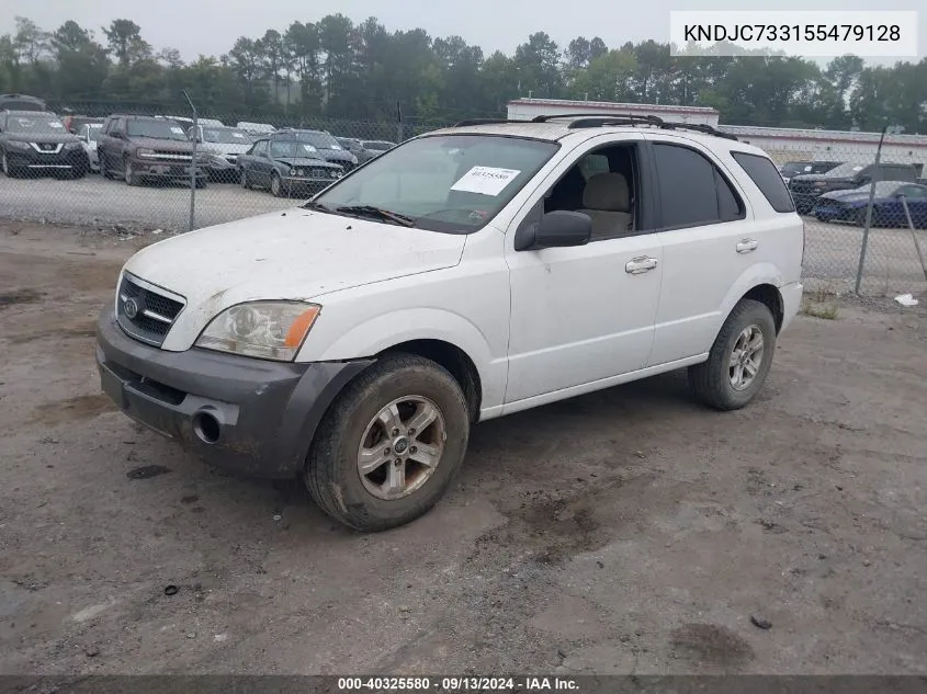 2005 Kia Sorento Ex/Lx VIN: KNDJC733155479128 Lot: 40325580