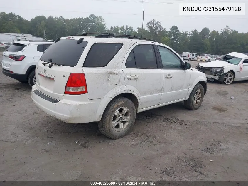 2005 Kia Sorento Ex/Lx VIN: KNDJC733155479128 Lot: 40325580