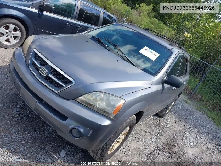 KNDJD733655445926 2005 Kia Sorento Ex/Lx