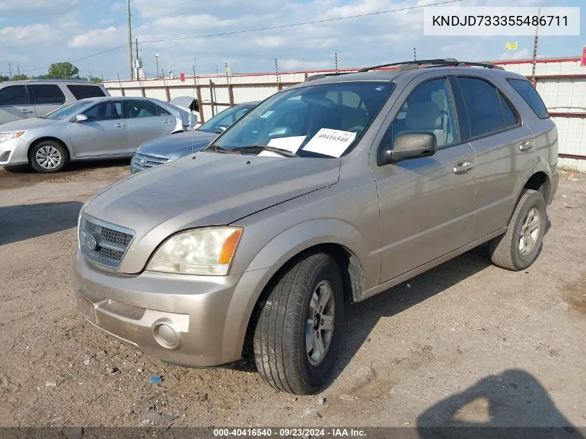 KNDJD733355486711 2005 Kia Sorento Ex/Lx