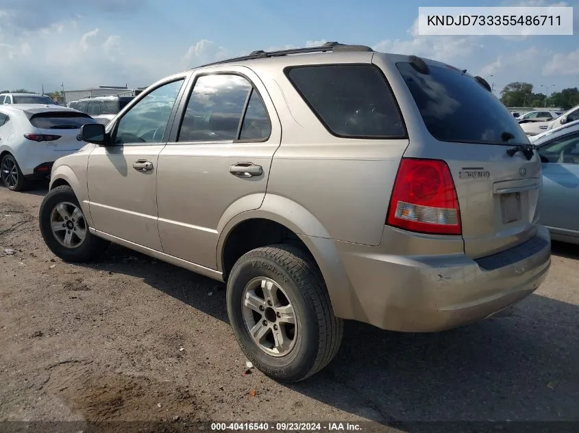 KNDJD733355486711 2005 Kia Sorento Ex/Lx