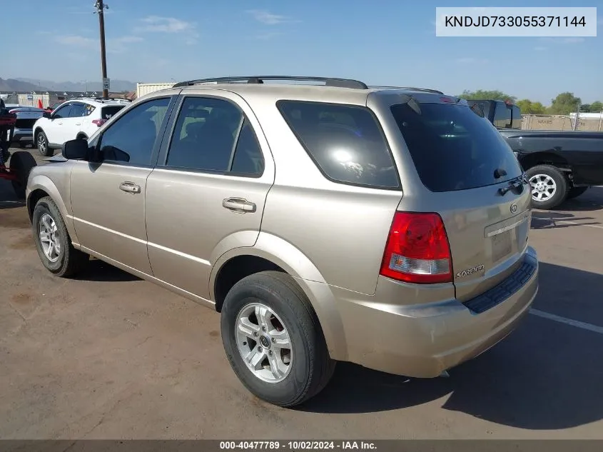 2005 Kia Sorento Ex/Lx VIN: KNDJD733055371144 Lot: 40477789