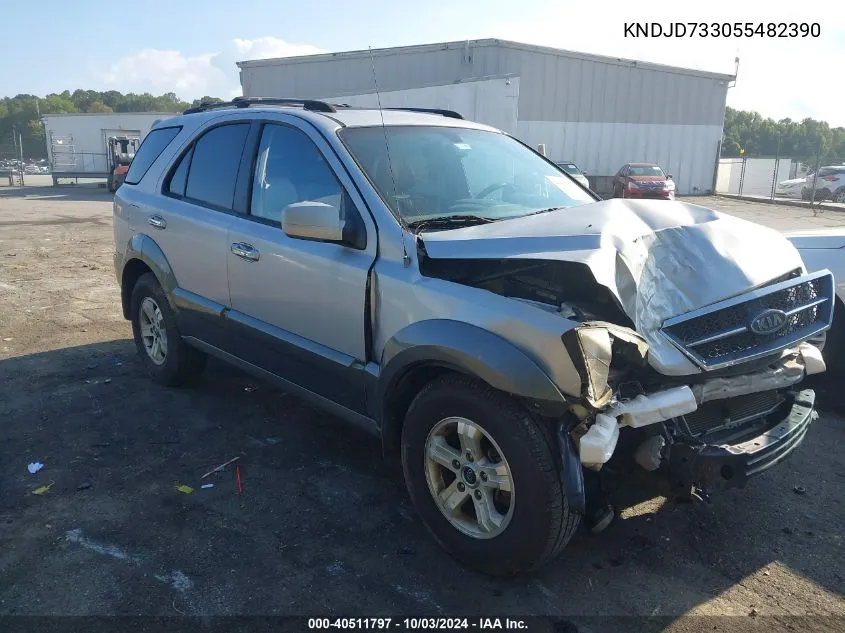 KNDJD733055482390 2005 Kia Sorento Ex/Lx