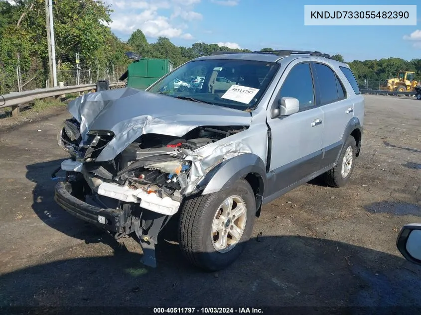 KNDJD733055482390 2005 Kia Sorento Ex/Lx