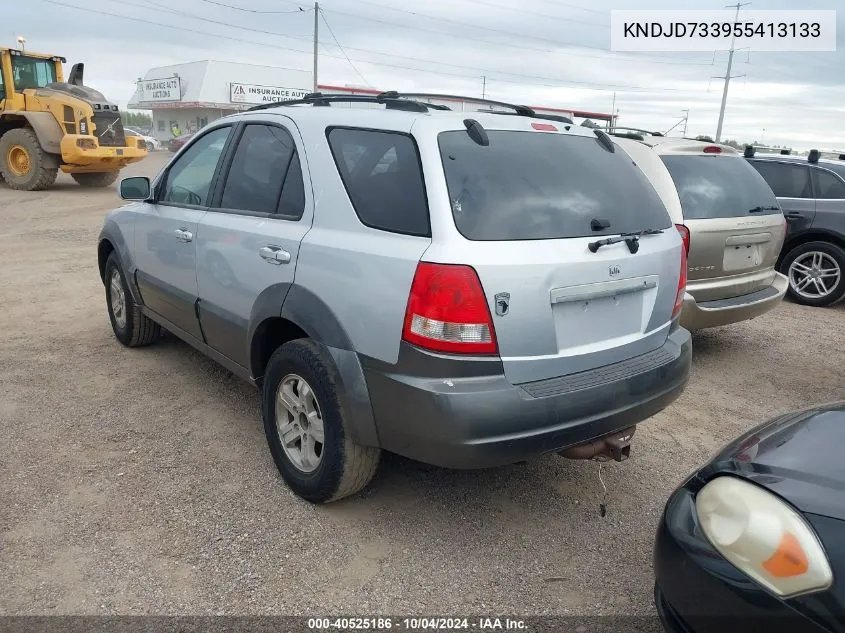 2005 Kia Sorento Ex/Lx VIN: KNDJD733955413133 Lot: 40525186