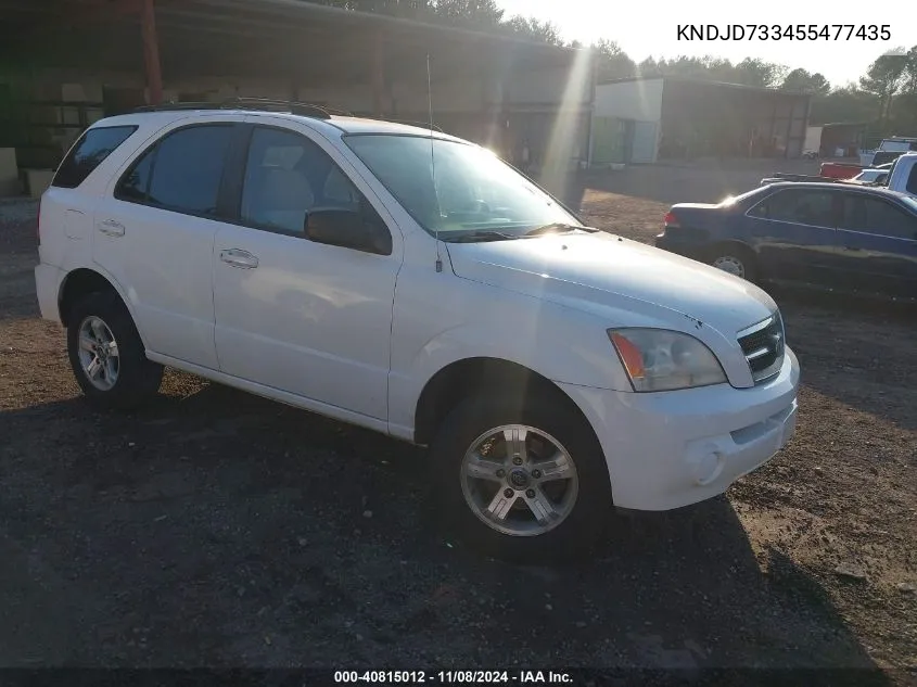 KNDJD733455477435 2005 Kia Sorento Ex/Lx