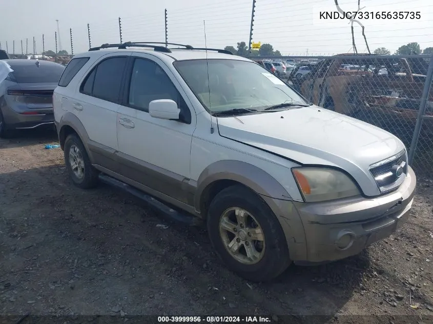 KNDJC733165635735 2006 Kia Sorento Ex/Lx