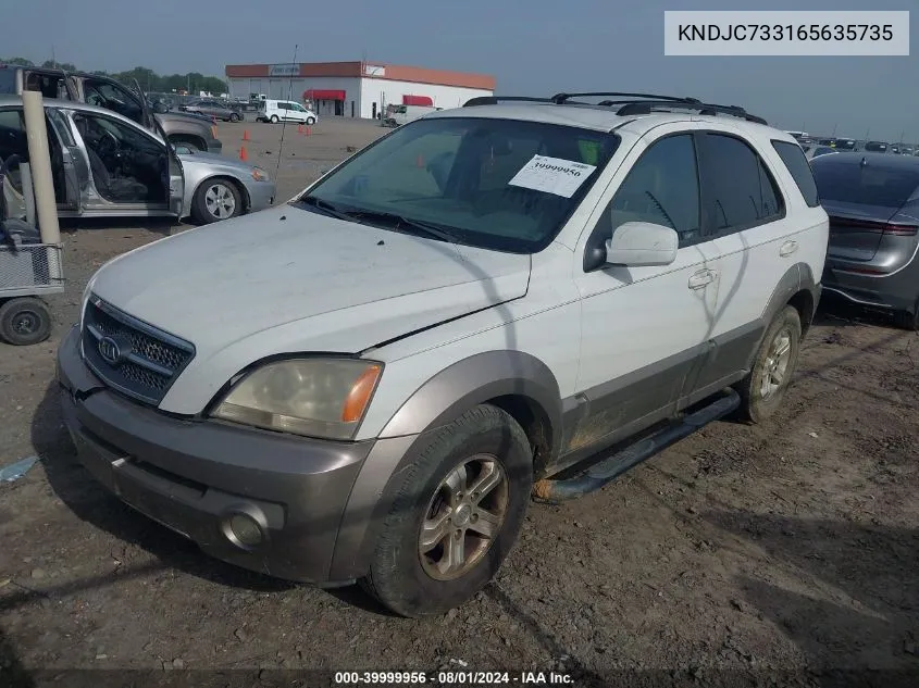 KNDJC733165635735 2006 Kia Sorento Ex/Lx