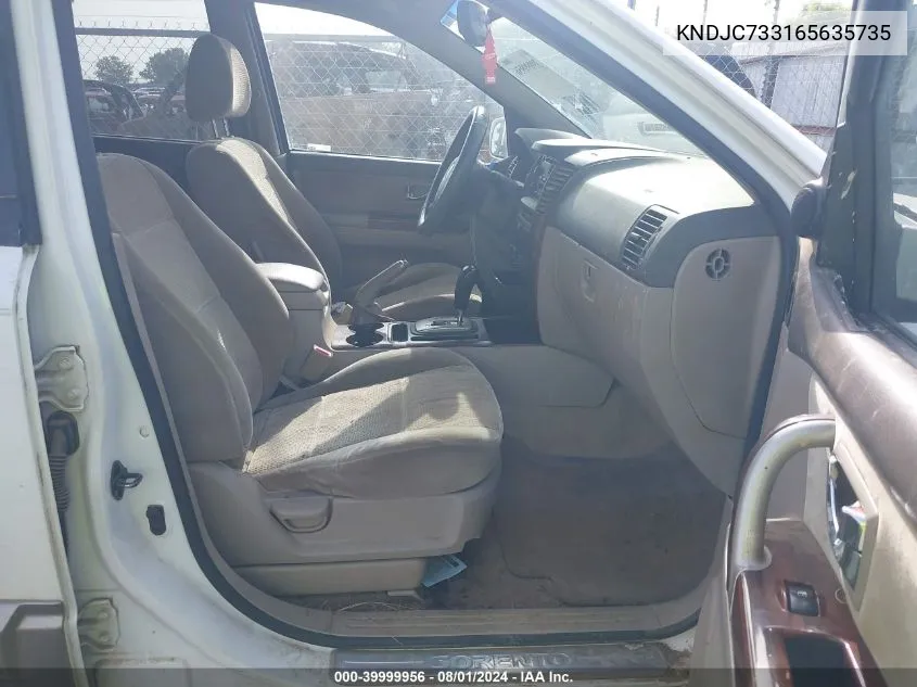 KNDJC733165635735 2006 Kia Sorento Ex/Lx