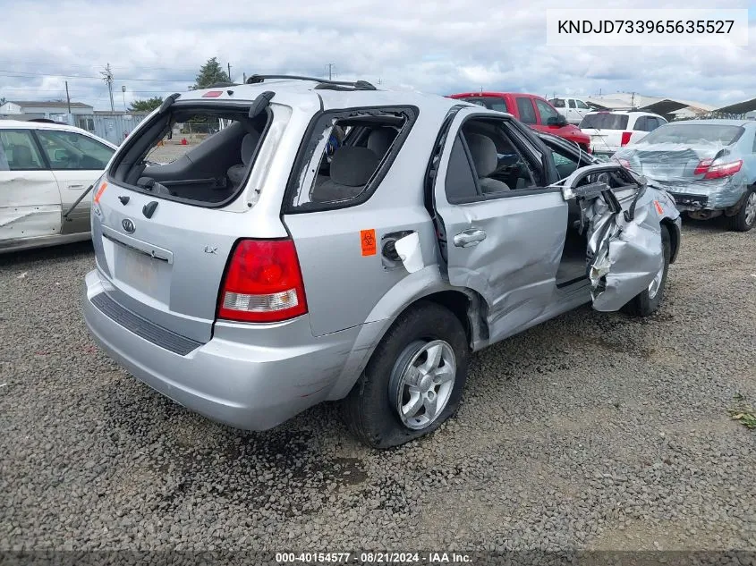 2006 Kia Sorento Ex/Lx VIN: KNDJD733965635527 Lot: 40154577