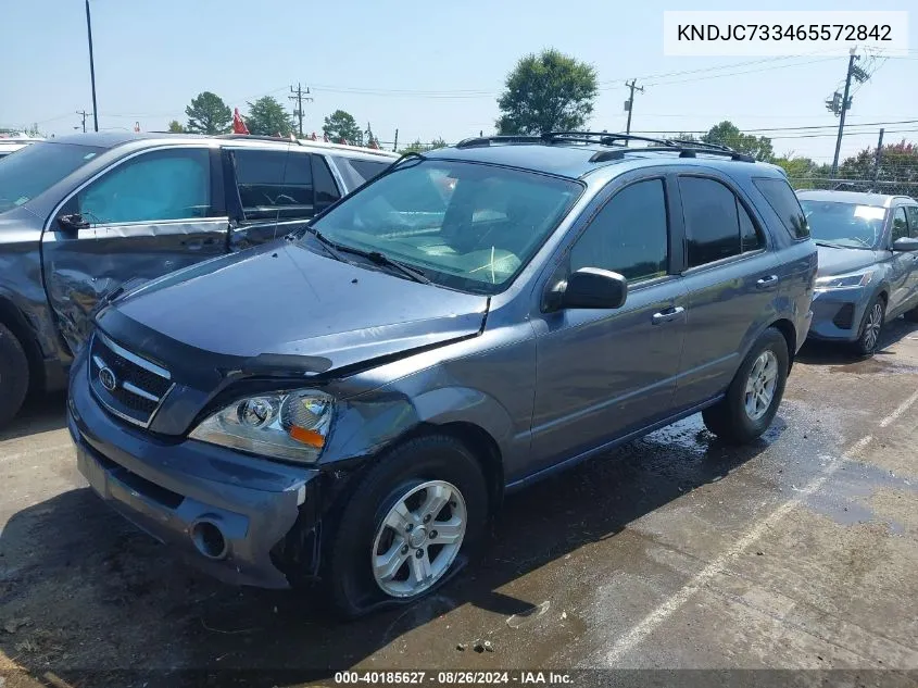 KNDJC733465572842 2006 Kia Sorento Ex/Lx