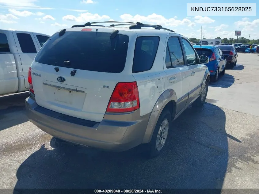 KNDJC733165628025 2006 Kia Sorento Ex/Lx