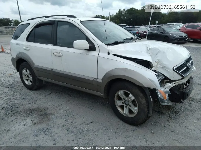 KNDJD733165561150 2006 Kia Sorento Ex/Lx