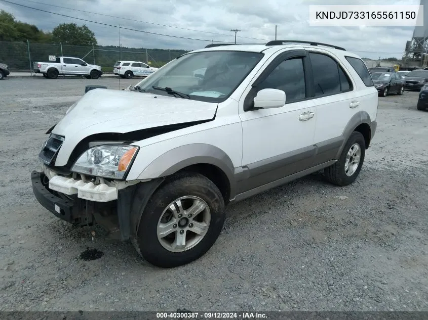 KNDJD733165561150 2006 Kia Sorento Ex/Lx