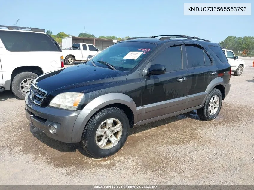 2006 Kia Sorento Ex/Lx VIN: KNDJC733565563793 Lot: 40301173