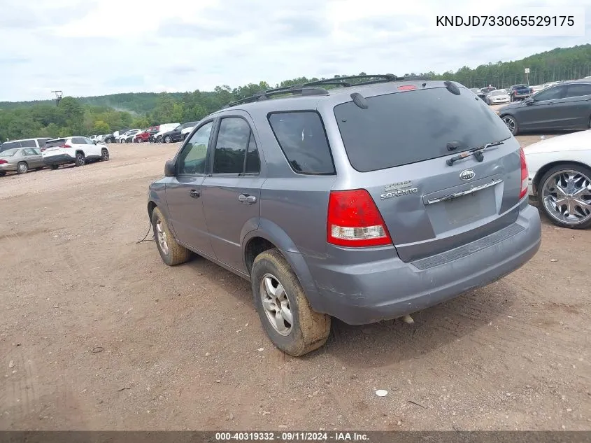 2006 Kia Sorento Ex/Lx VIN: KNDJD733065529175 Lot: 40319332