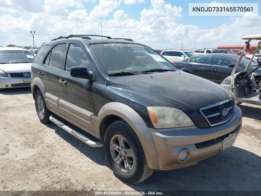 KNDJD733165570561 2006 Kia Sorento Ex/Lx