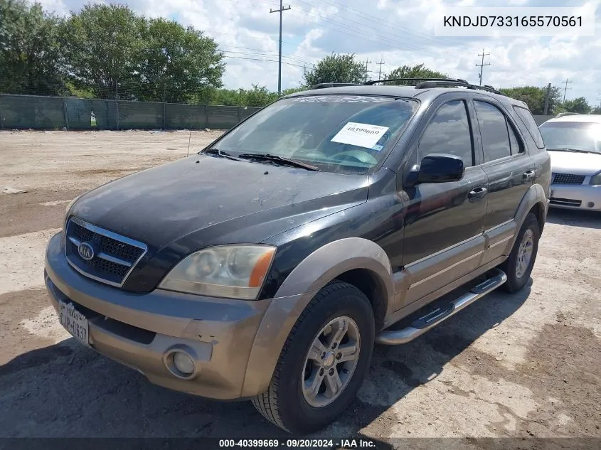 KNDJD733165570561 2006 Kia Sorento Ex/Lx