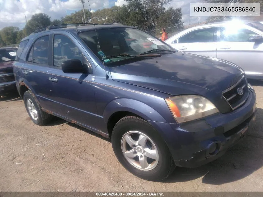 KNDJC733465586840 2006 Kia Sorento Ex/Lx