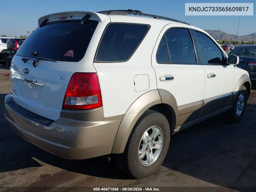 2006 Kia Sorento Ex/Lx VIN: KNDJC733565609817 Lot: 40471045